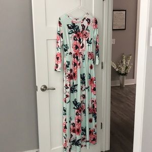 Floral maxi dress